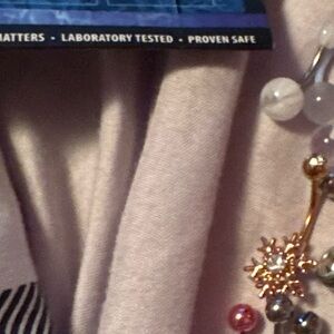 snowflake belly ring